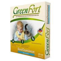 GreenFort БиоОшейник от блох для кошек 35 см